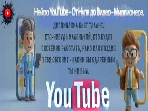 НейроYouTube - от нуля до видео-миллионера (2024) [Windranger]